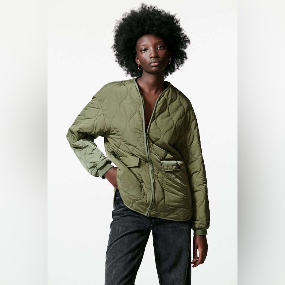 Reversible quilted jacket.